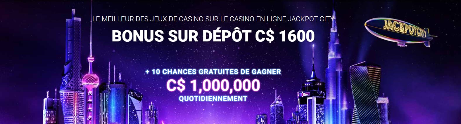 jackpot city bonus
