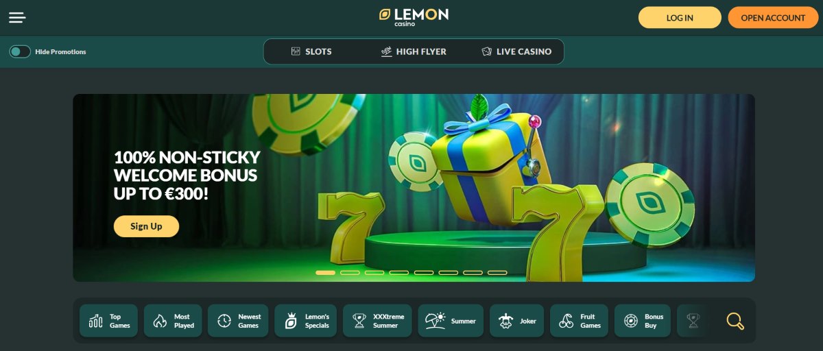 lemon casino review