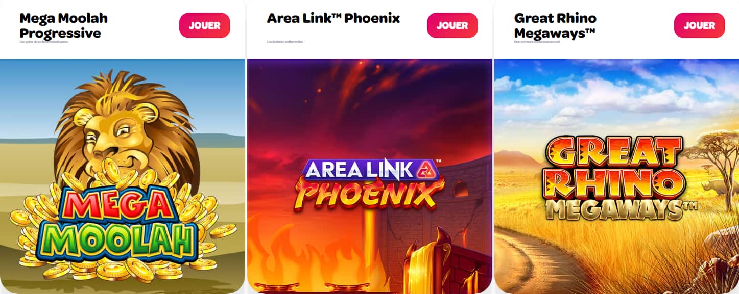 mashine a sous spin casino