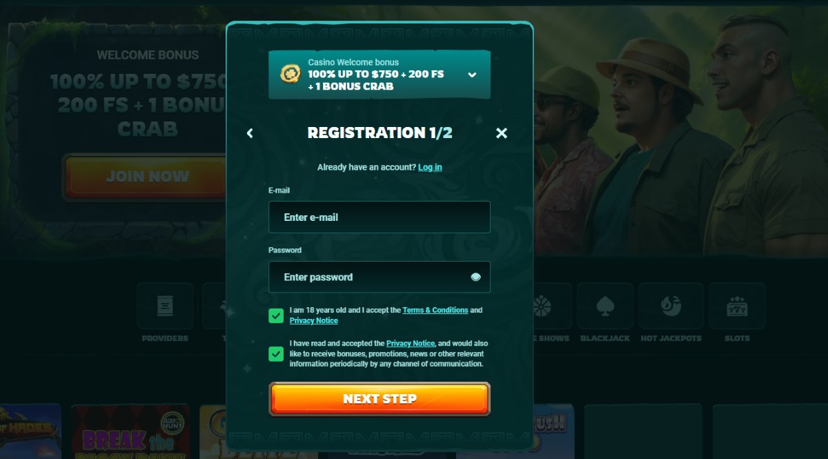 playio casino registration