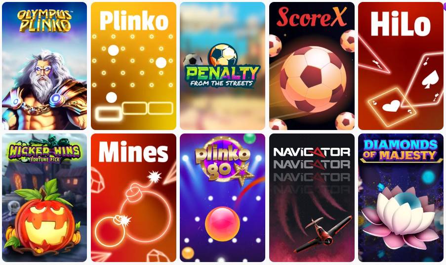 posido casino instant games