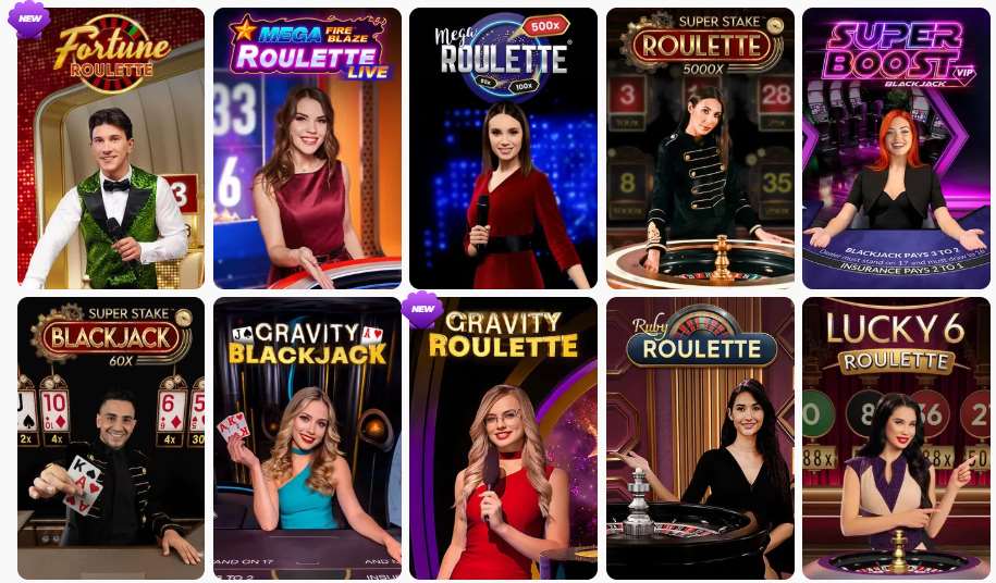posido casino live casino