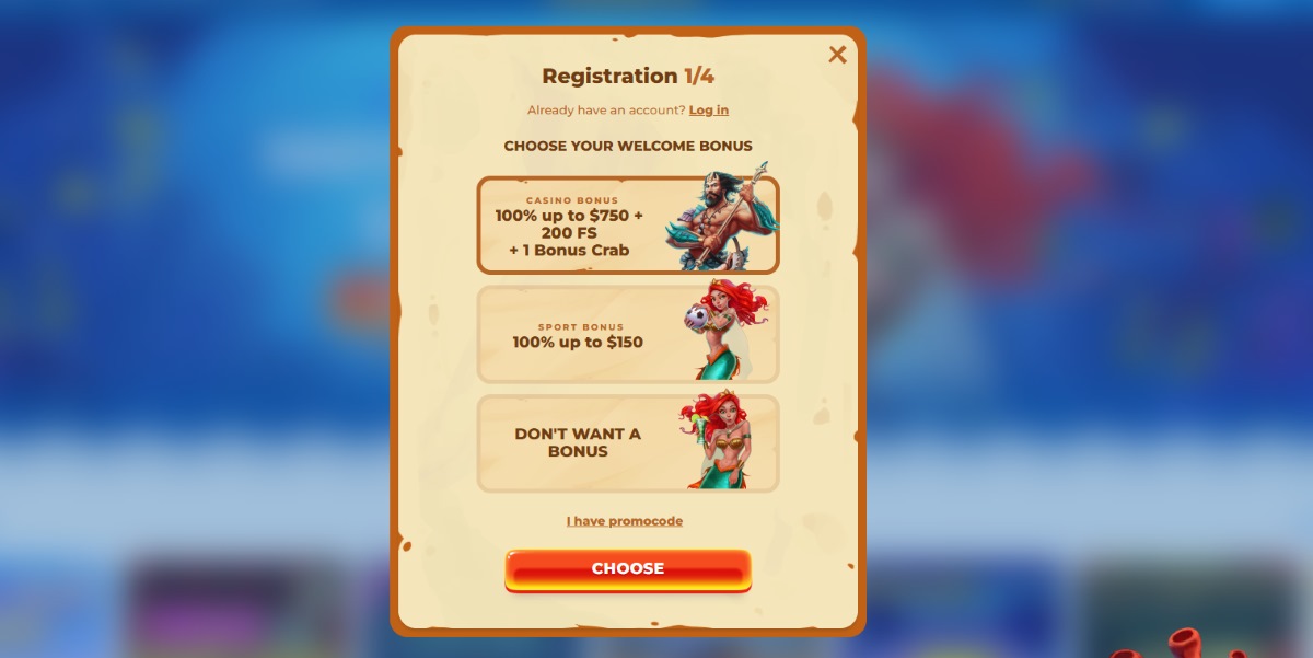 posido casino registration