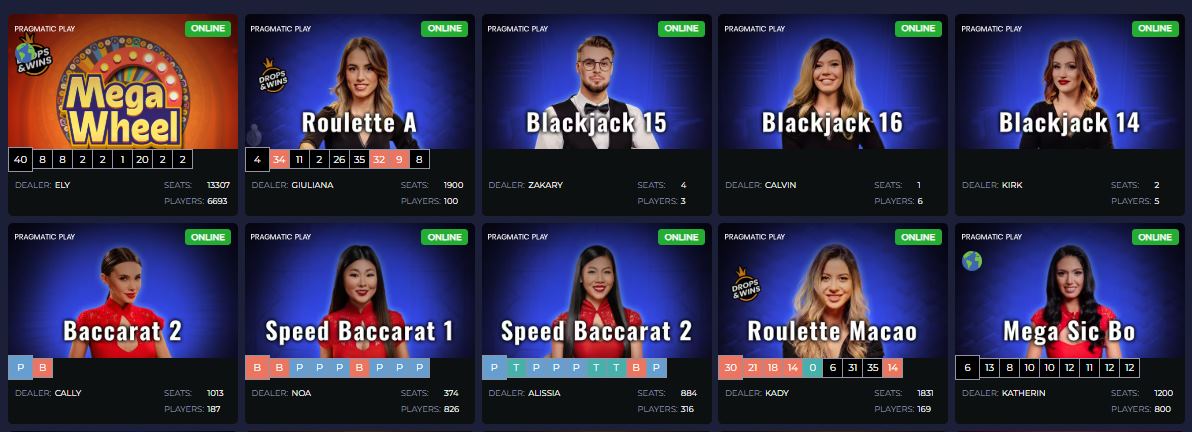 ramenbet casino live casino