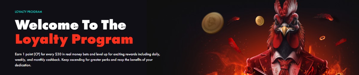 rooster bet casino loyalty program