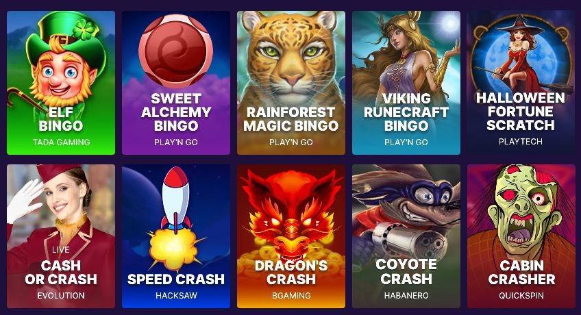 spinbet casino instant games