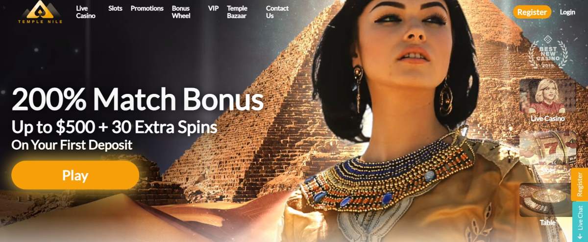 temple nile casino review