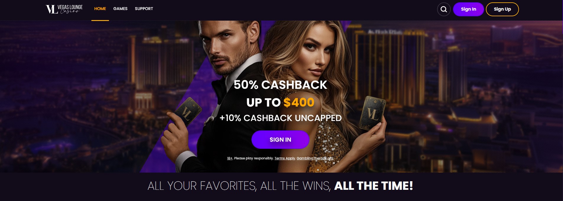 vegas lounge casino review