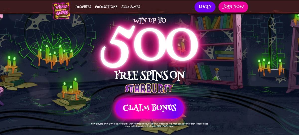 wizard slots casino review