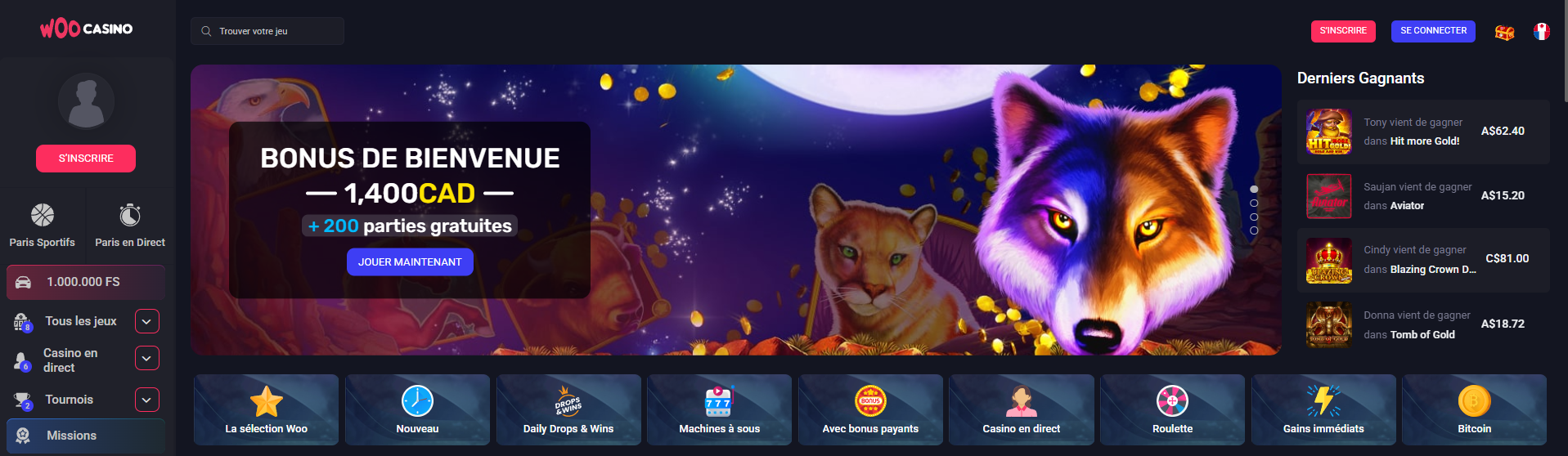 woo casino