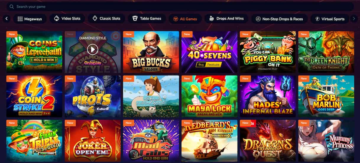 CasinoMega Games