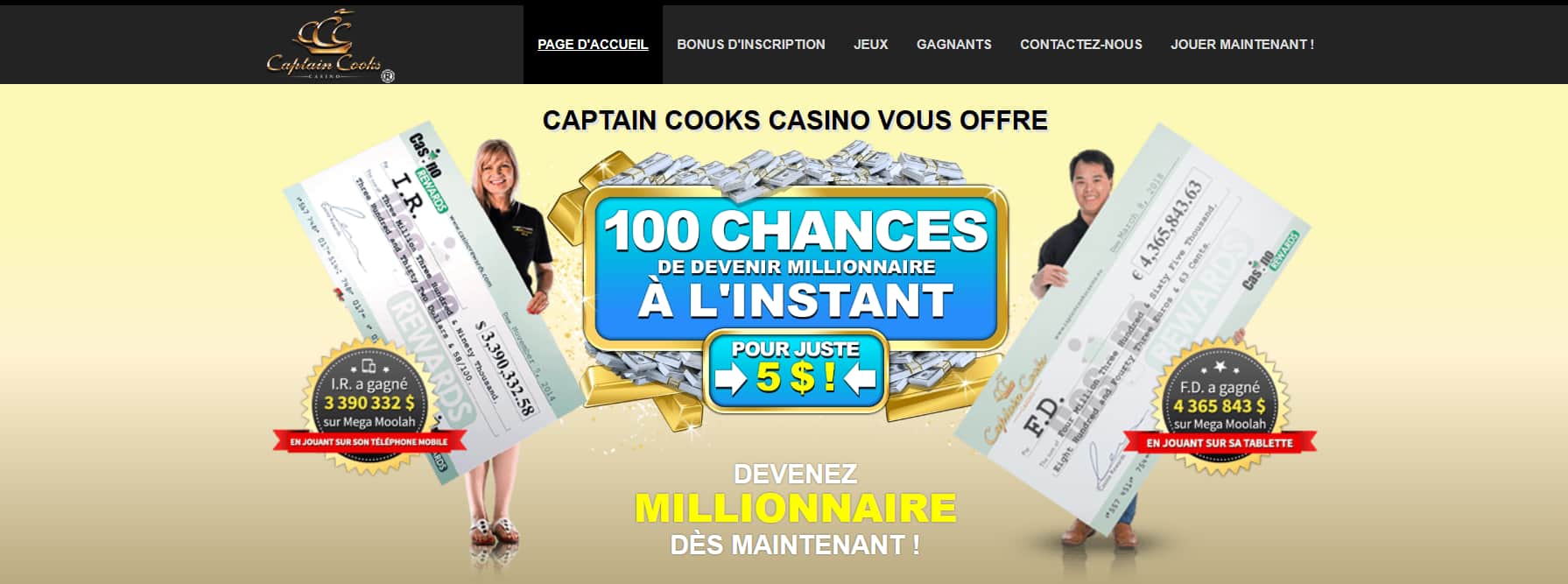 captain cooks casino en linge