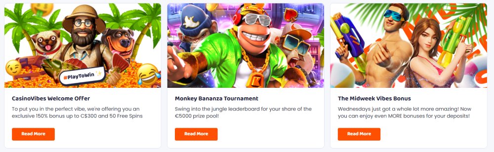 casino vibes bonuses