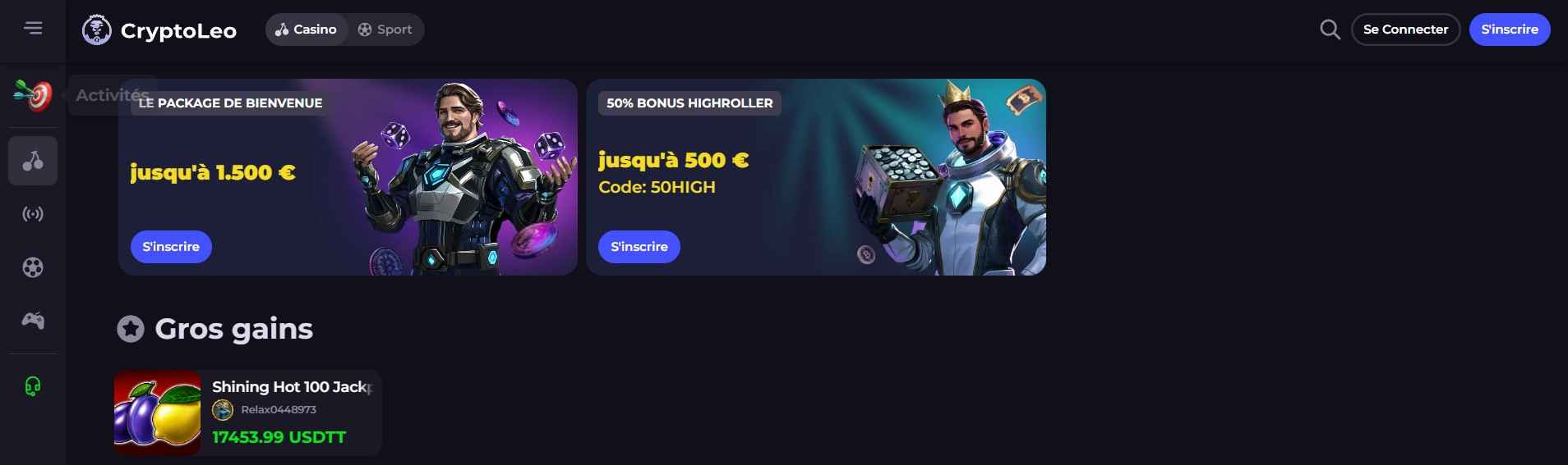 cryptoleo casino revoir