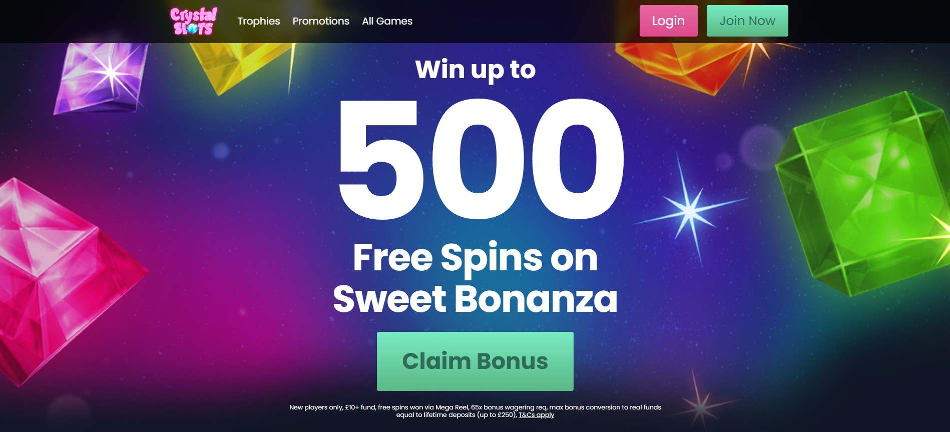 crystalslots casino page principale