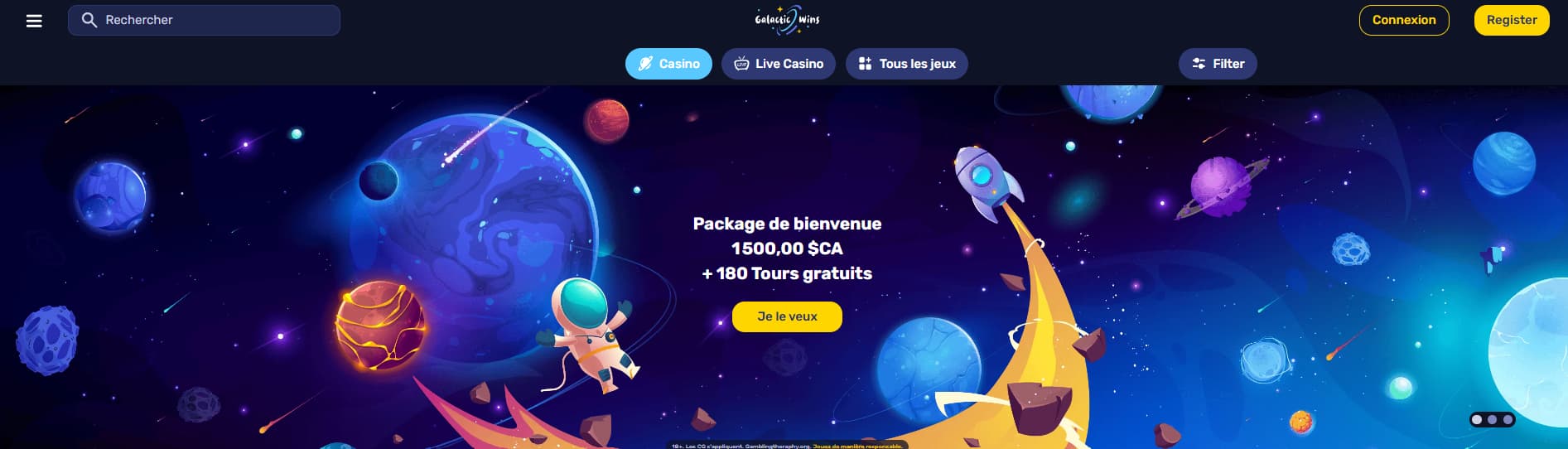 galactic wins casino en linge
