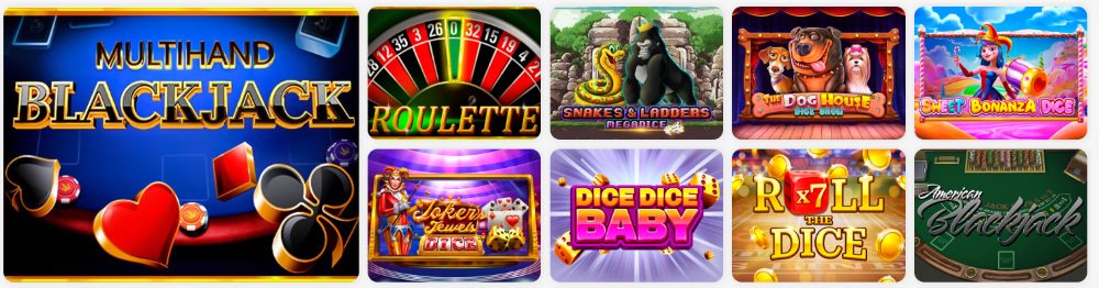 lilibet casino table games