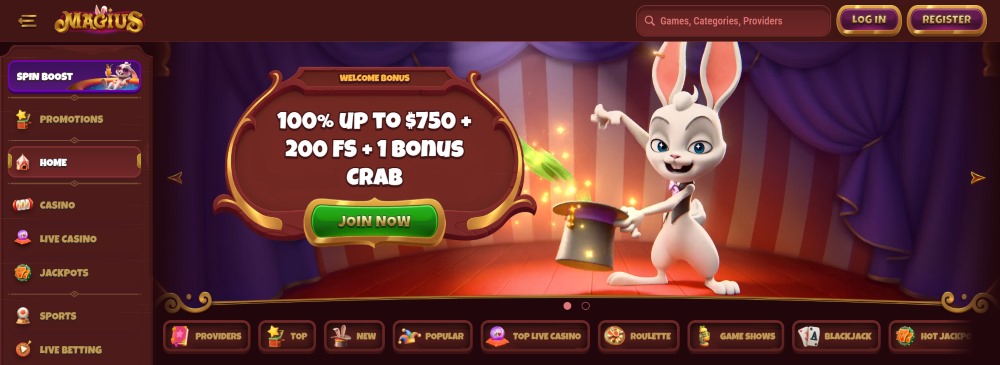 magius casino review