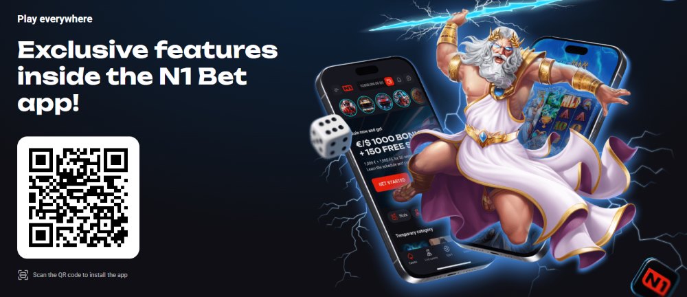 n1 bet casino mobile
