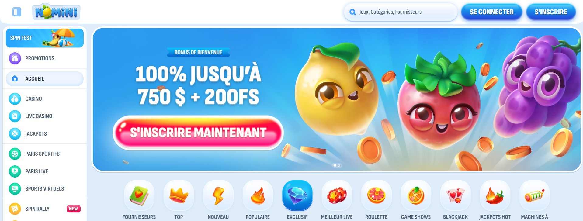 nomini casino revoir