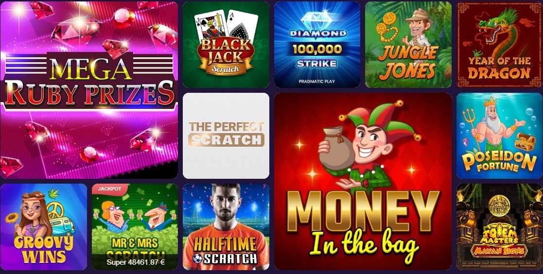 playoro casino cartes à gratter