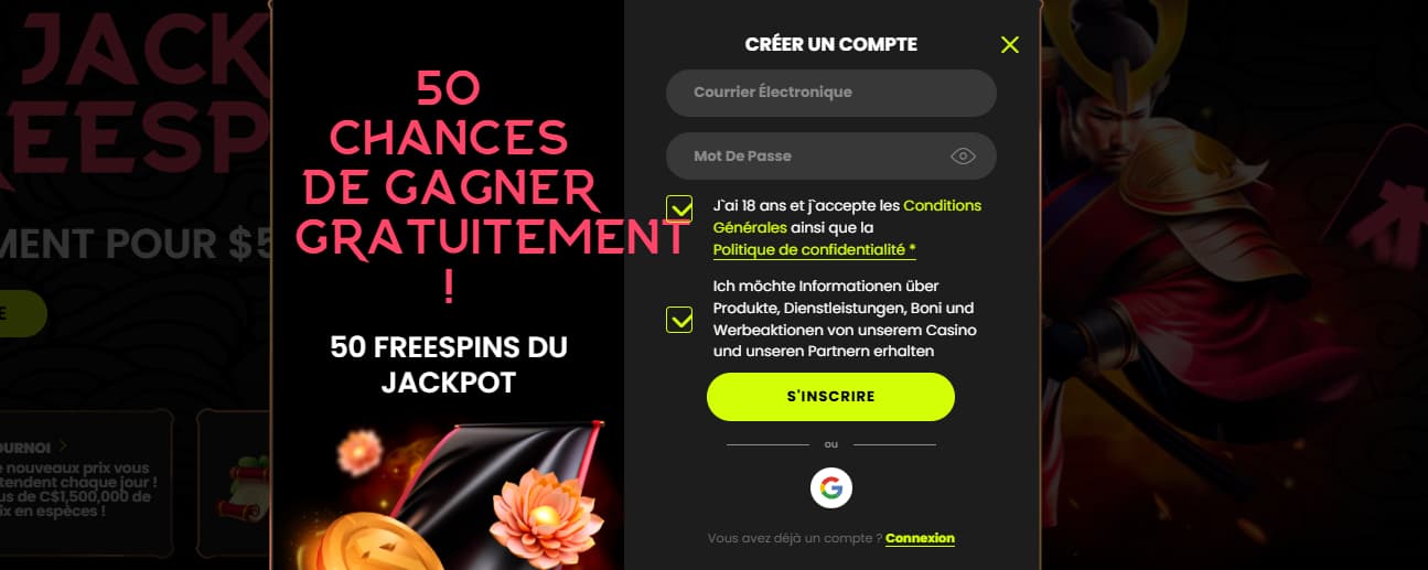 premiers pas sur spin samurai