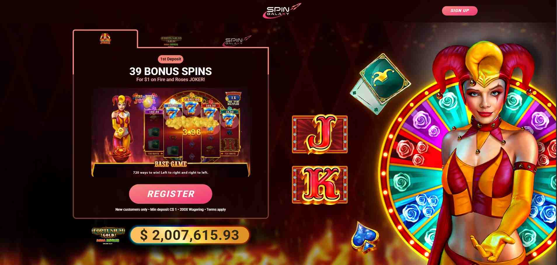 spin galaxy 1$ deposit