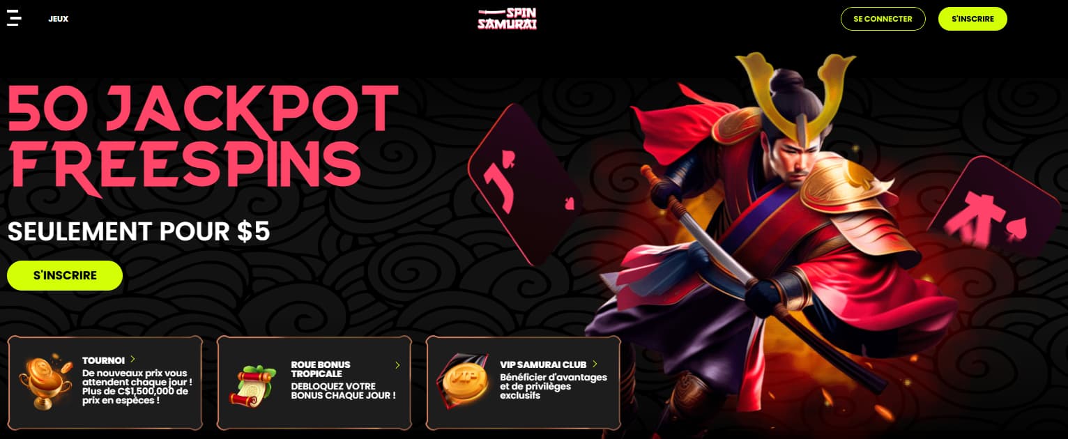 spin samurai casino en linge
