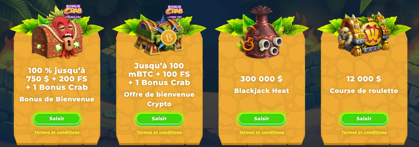 wazamba casino bonus et promotions