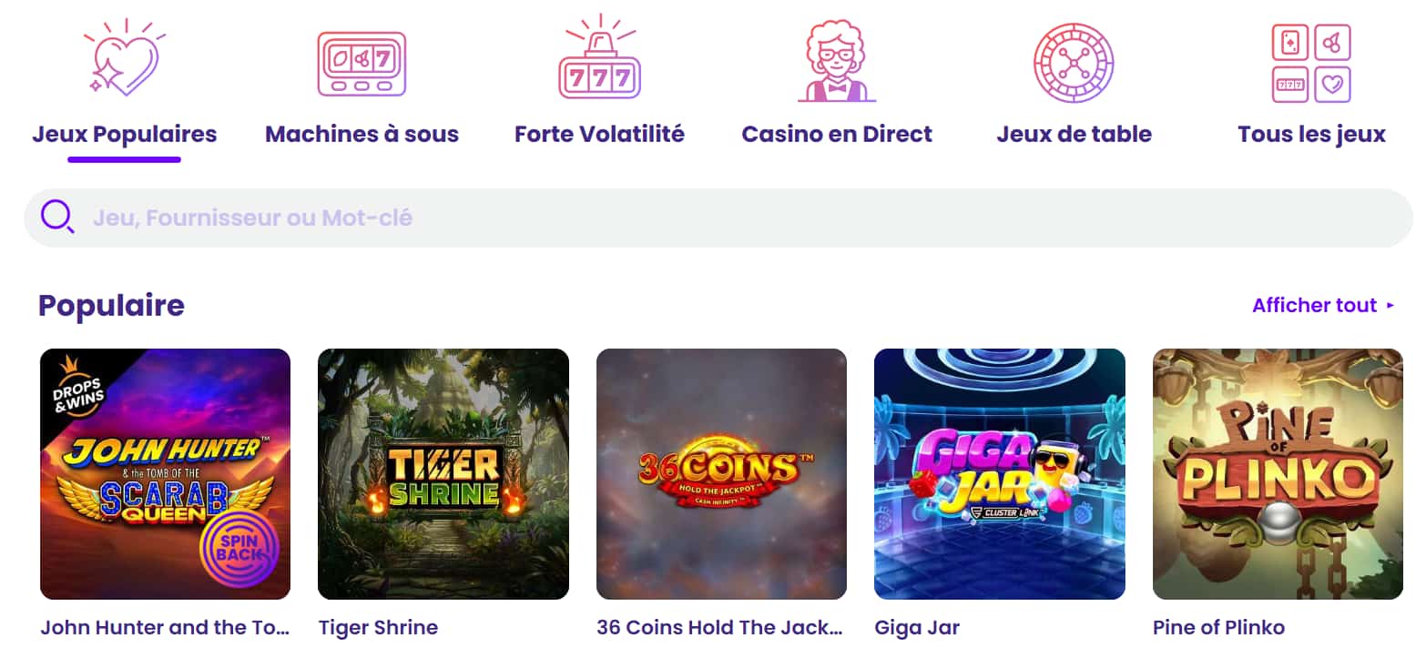 wildz casino jeux