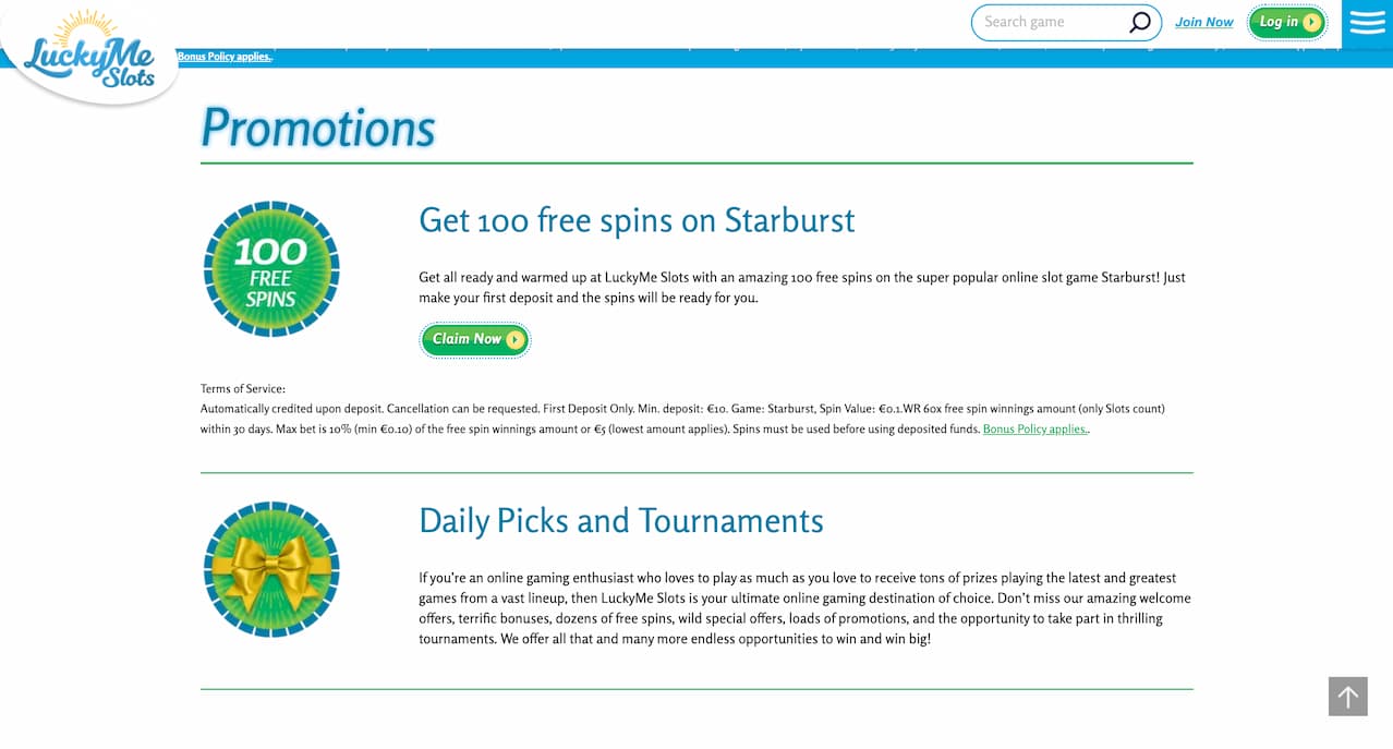 LuckyMe Slots bonuses