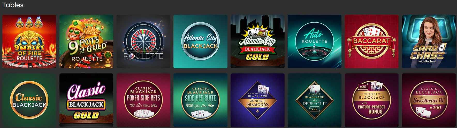 casino classic table games