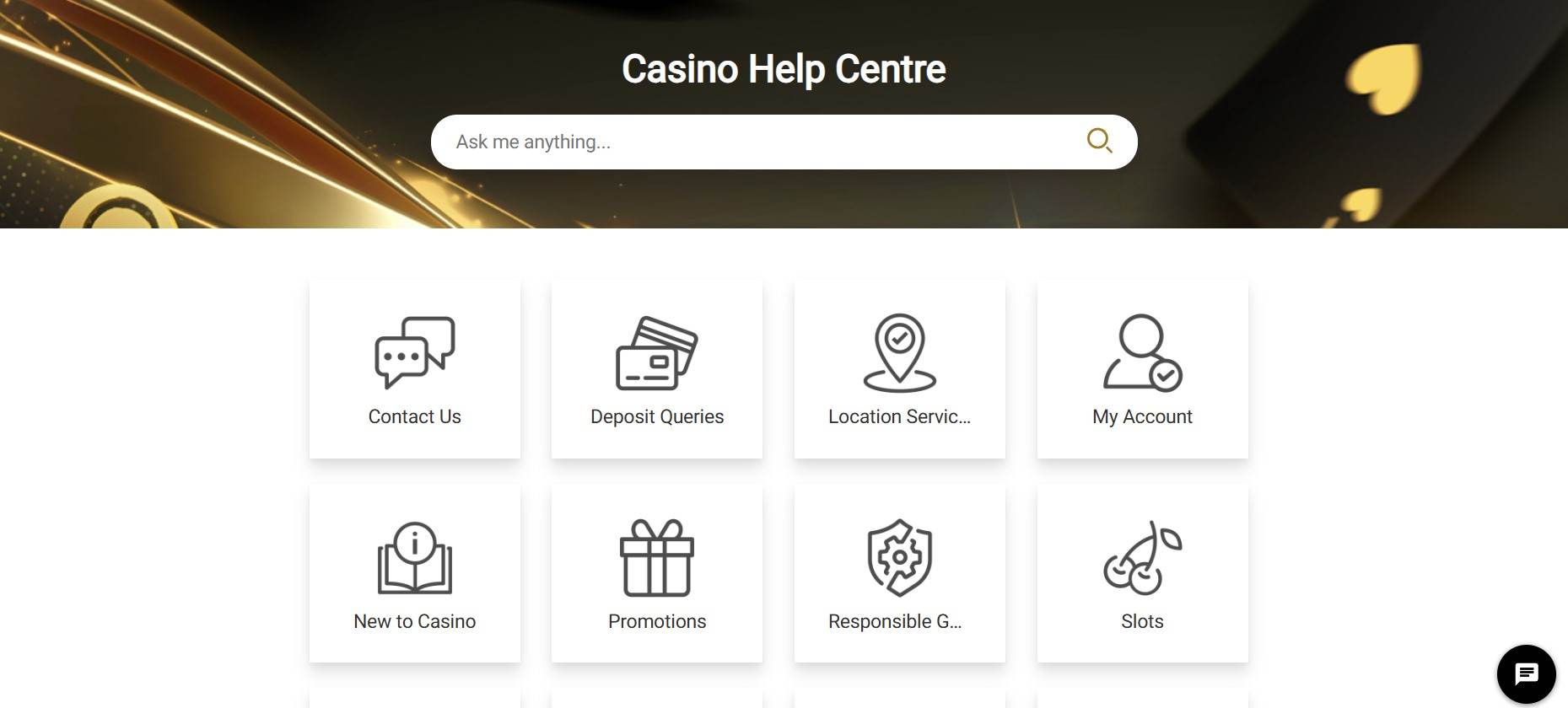 gaming club help centre