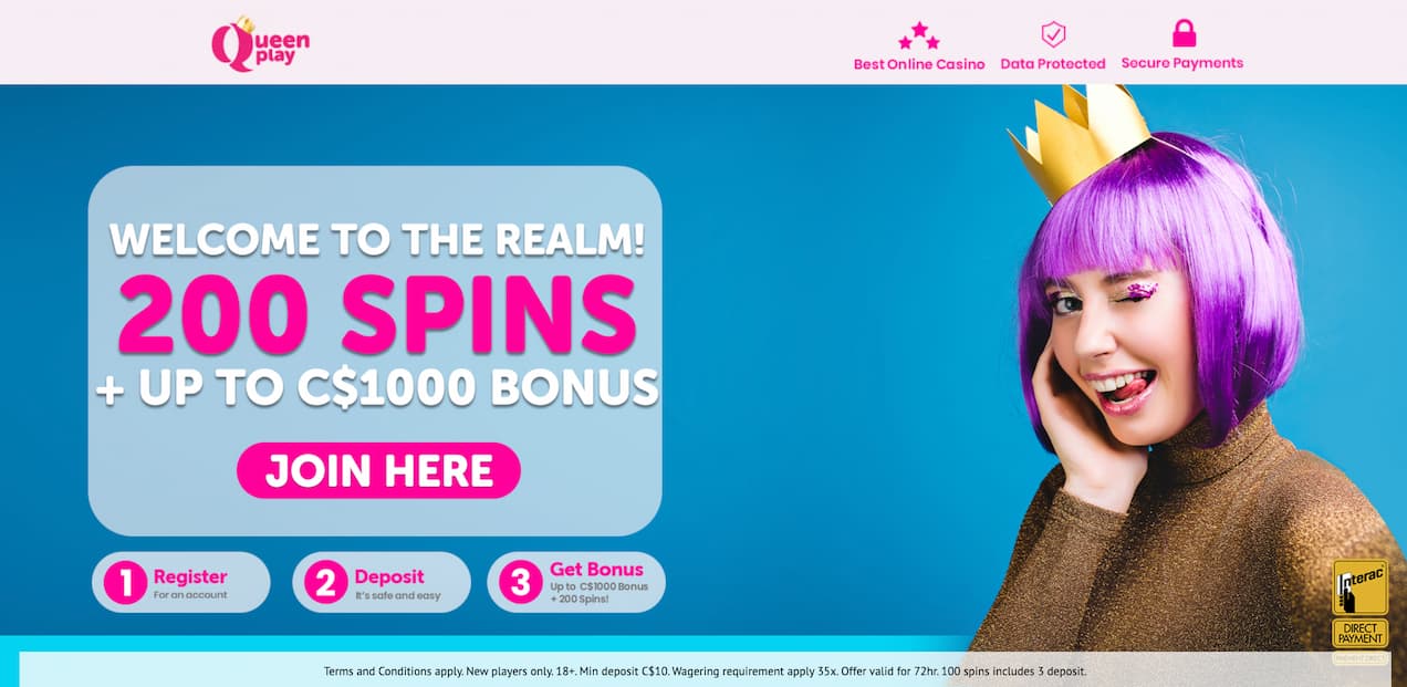 queenplay main page