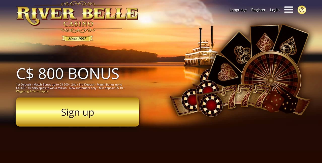 river belle main page