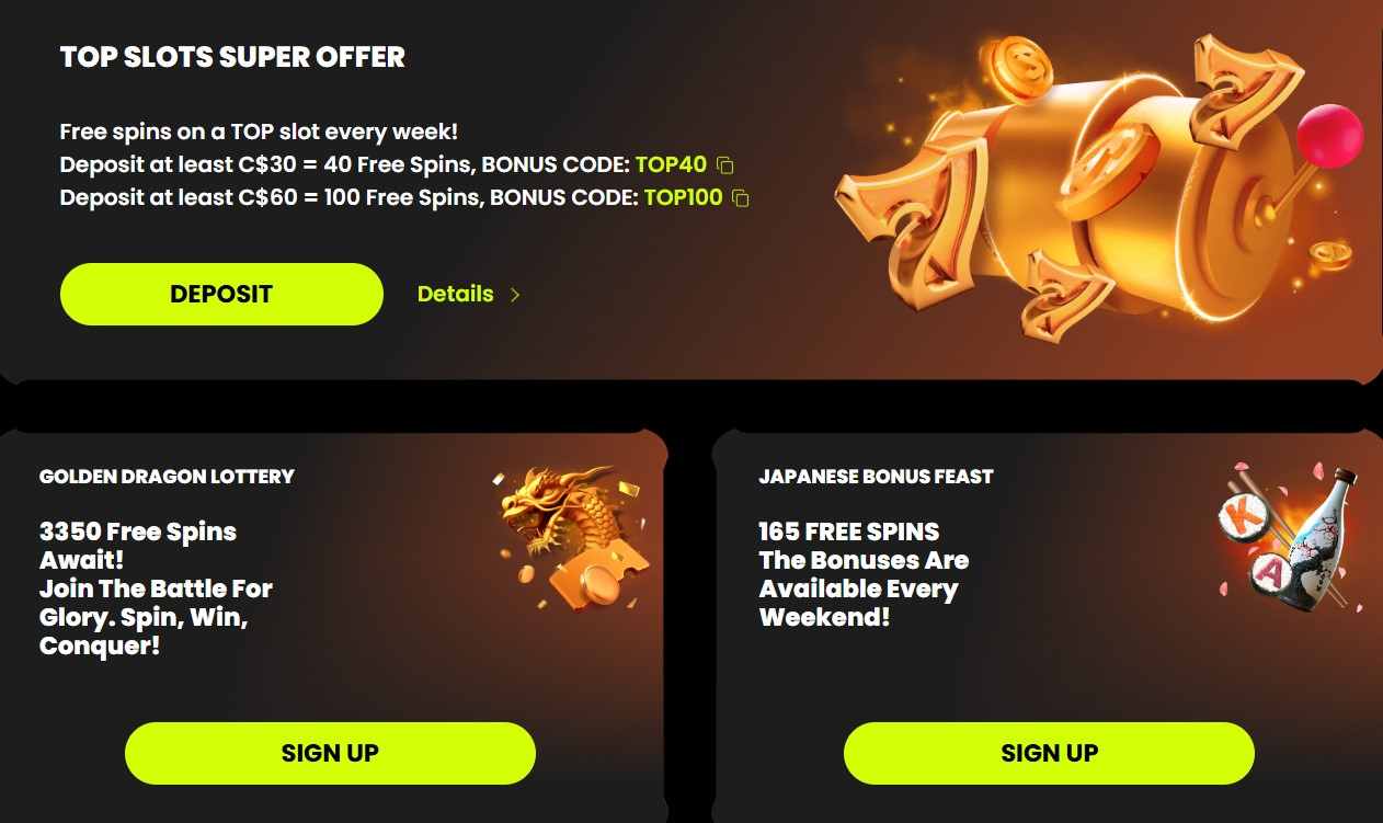 spinsamurai promotions