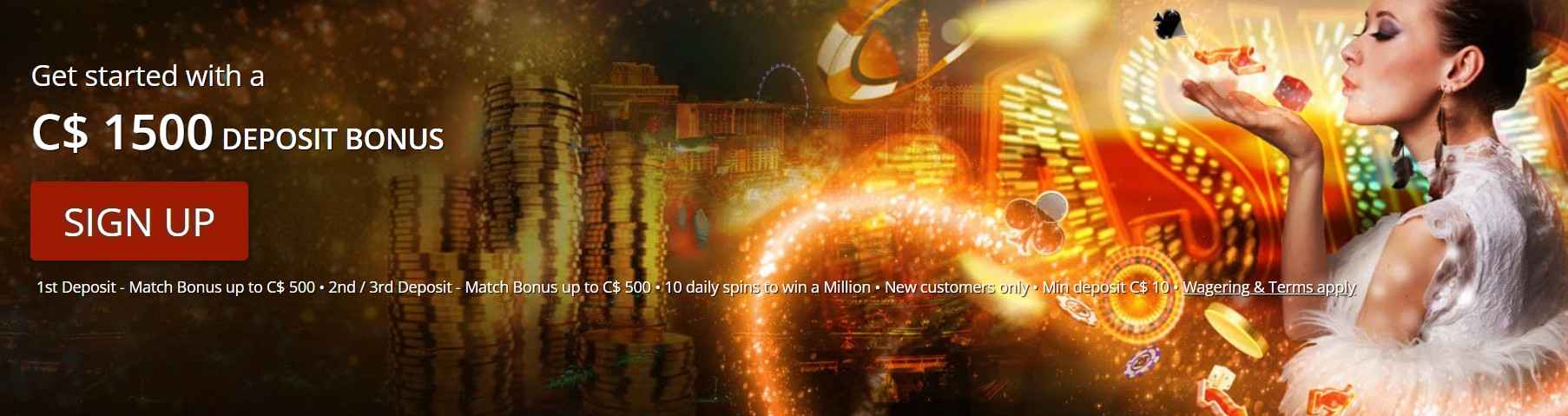 all slots welcome bonus