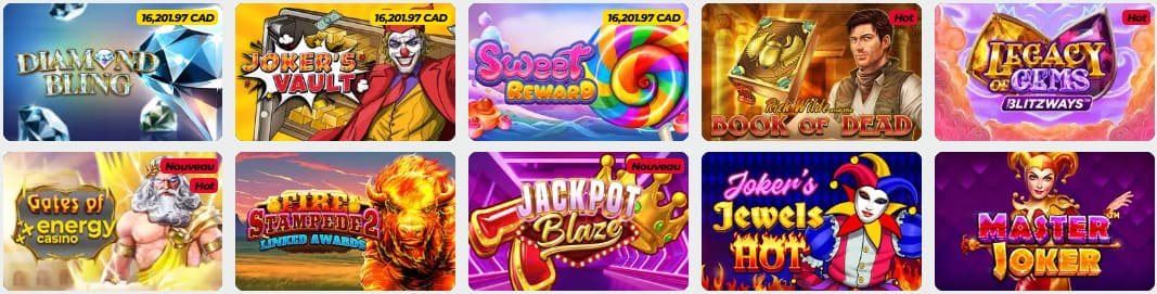 energy casino machines a sous