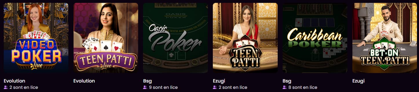 iwild casino poker