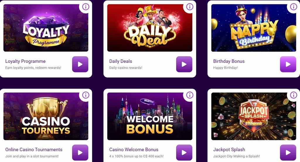 jackpot city promotions