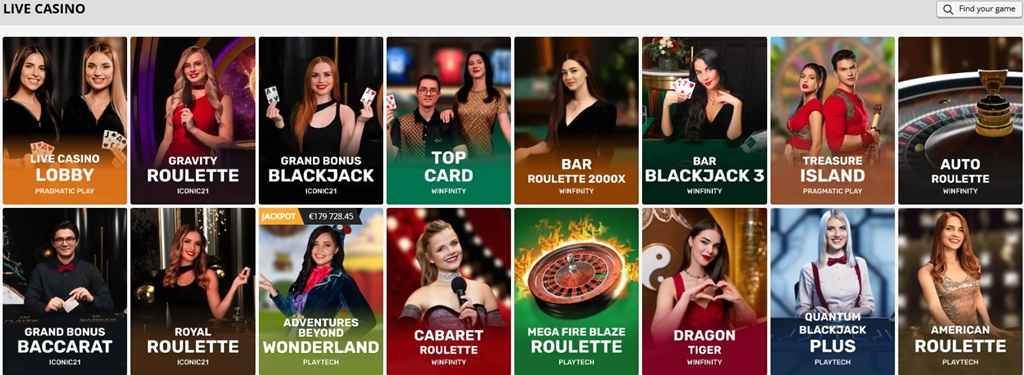 playamo live casino