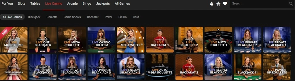 ruby fortune live casino