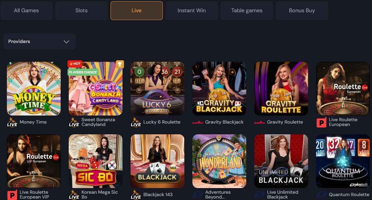 slotozen live casino