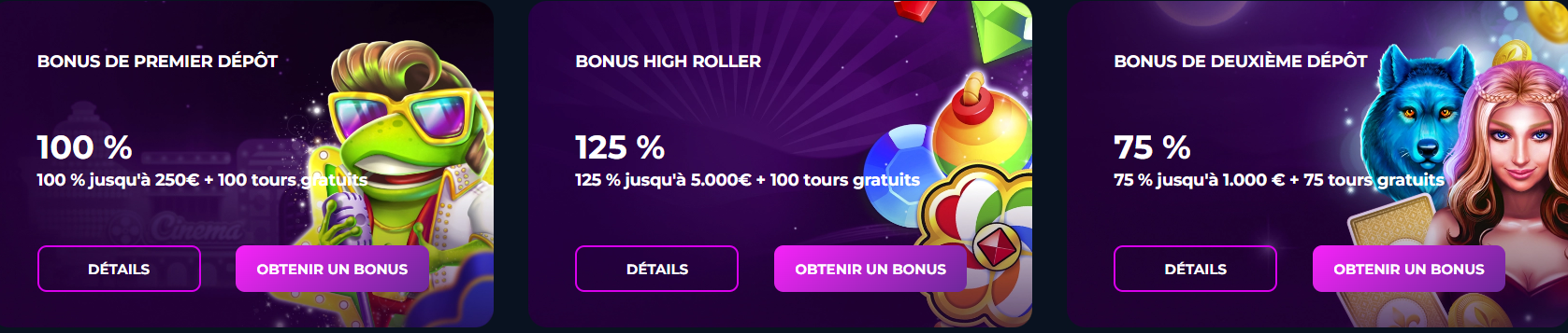 slots gallery bonus