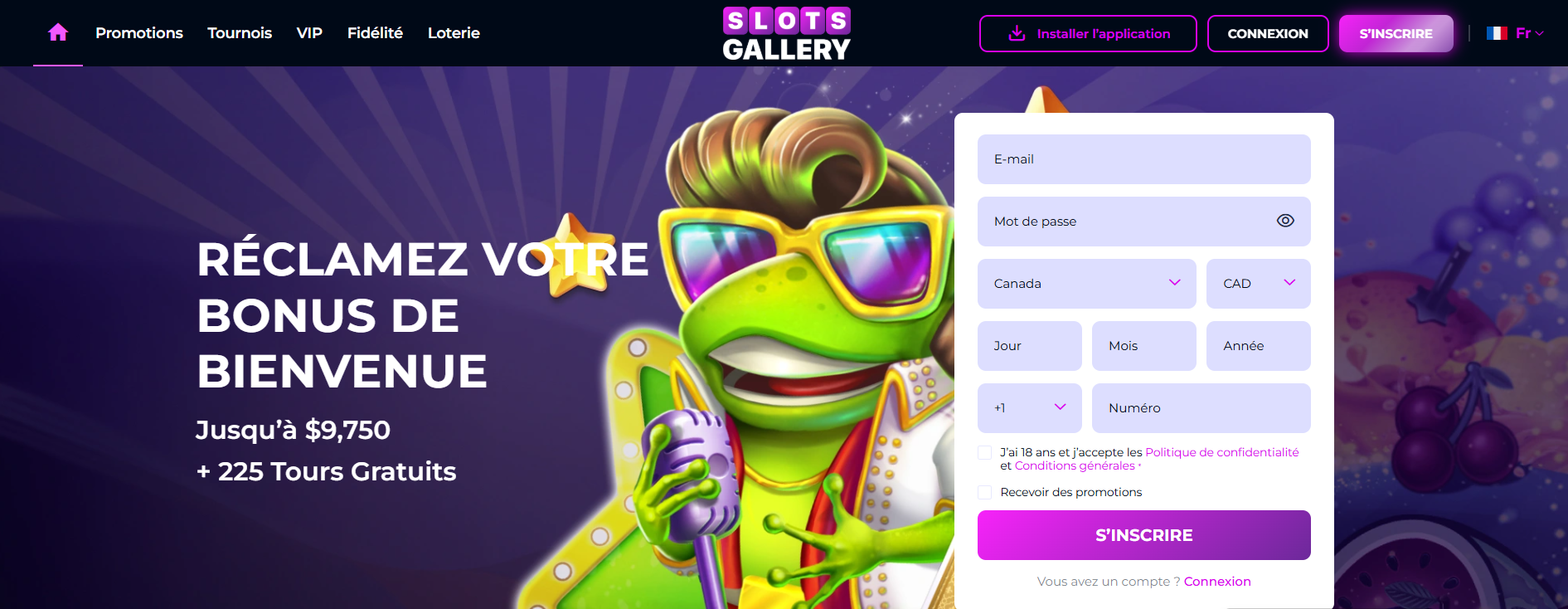 slots gallery casino page principale