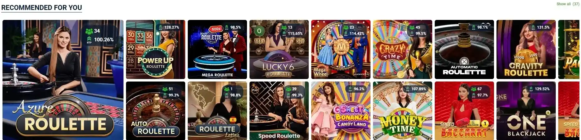 20bet live casino
