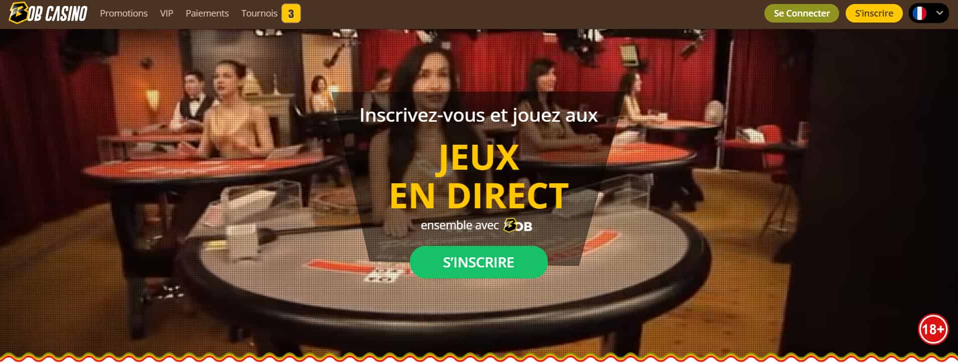 bob casino page principale