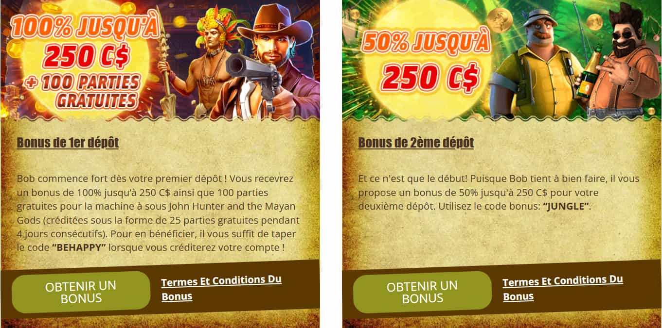 bob casino promotions