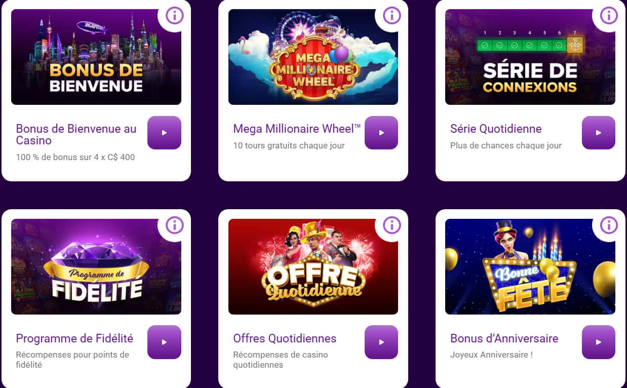 jackpot city casino promotions