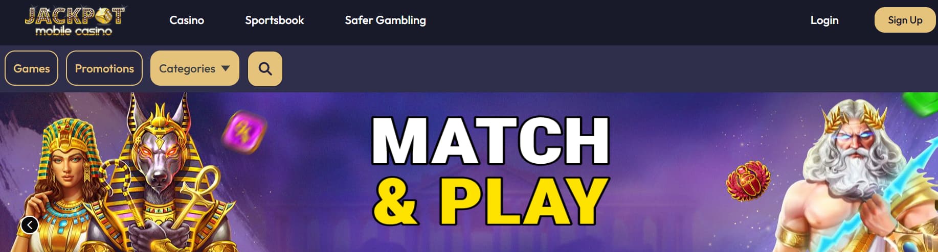 jackpot mobile casino page principale